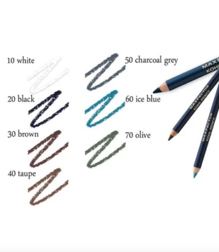 MAX FACTOR Kohl Kajal Eyeliner Smudge Smokey Eyes Soft Liner Pencil *ALL SHADES* - Image 3 of 4