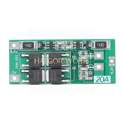 NEW 20A 2S BMS Charger Lithium Li-ion Battery Balance Protection Board