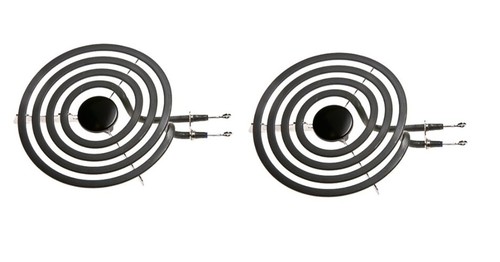 (2) 6" Surface Burner Range Element for GE WB30K5034 WB30X254 - 第 1/1 張圖片