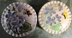 Lot Of 2 Butterfly & Flower Ceramic Trinket Boxes Signed Jonathan Burns & Lynn — photo 2