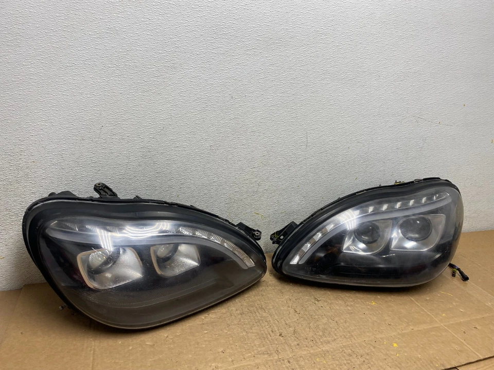 Juego faros LED negros izquierda+derecha Mercedes-Benz Clase S 2000-2006 O6080 DG Foto 3 de 4