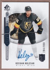 2020-21 SP Authentic Future Watch #154 Keegan Kolesar RC AUTO /999 - VEGAS