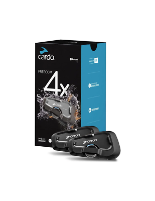 Cardo Systems Freecom 4X Duo Double Kit (Set of 2 Cardo Systems Freecom 4X Duo Double Kit (Set of 2