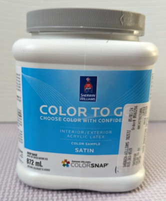 Sherwin Williams Color To Go Satin Interior Sample Paint Moroccan Spice SW 6060