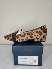 Cole Haan Women's Ocelot Haircalf Leela Skimmer Pumps Size: 7B