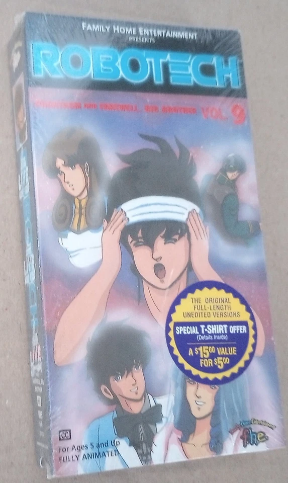 Robotech Volume 9 Factory Sealed VHS Video With Watermark FHE Cartoon Anime VTG - Image 3 of 4