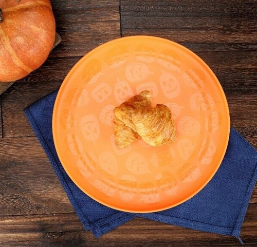 12 pcs mainstays Halloween Tumbler 26oz bowl 38oz & plate Etched Pumpkin orange - Bild 24 von 24