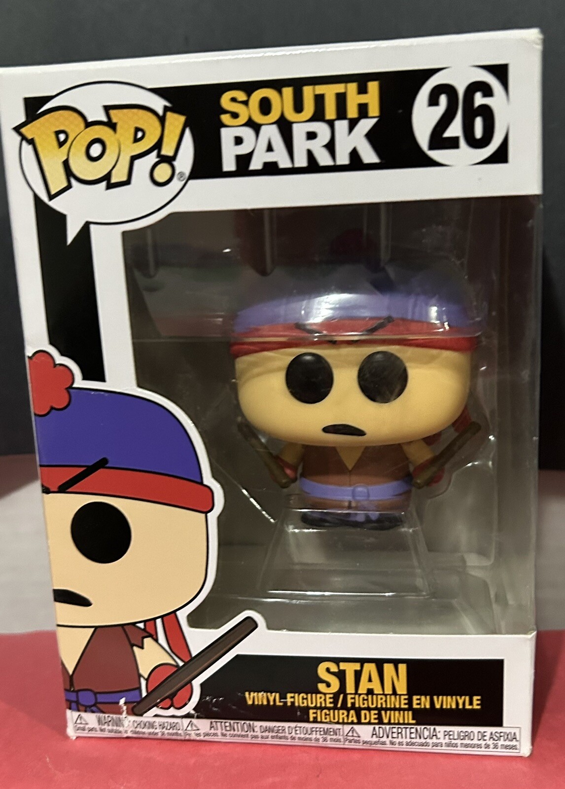 ¡Nuevo Funko Pop! Figura De Vinilo South Park #26 &Quot;&Quot;Stan&Quot;&Quot; (Shadow Hachi Stan)