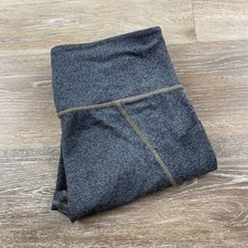 ATHLETA Stretch Waist Mid Rise Gray Activewear Leggings Women's Size Small