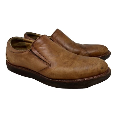 Samuel Hubbard Brown Leather Slip On Loafer Comfort Men  display picture 2