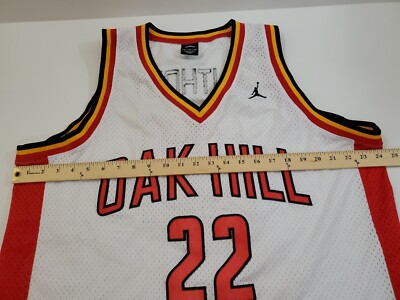 Nike Air Jordan Oak Hill Carmelo Anthony Size XL #22 White