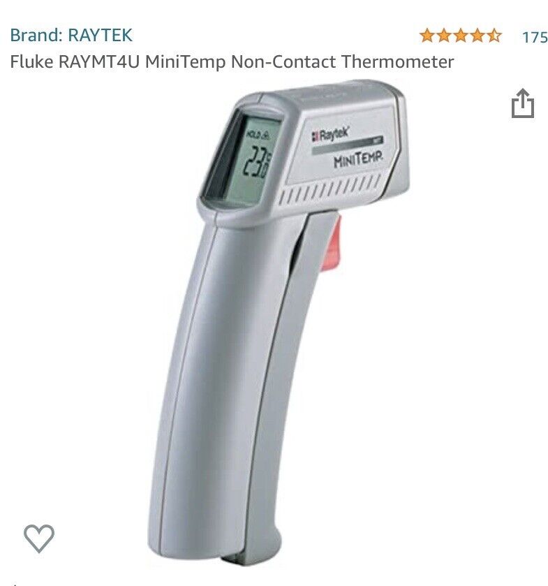 Fluke RayTek - Mini Temp MT4 Non Contact Infrared Thermometer - AMAZING PRICE 🔥