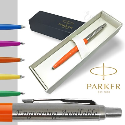 Parker Jotter Ballpoint Pen Classic Luxury Gift Box Personalised/  Engraved