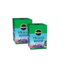 Miracle-Gro Water Soluble Miracid Acid-Loving Plant Food, 1lb, 2 Pack