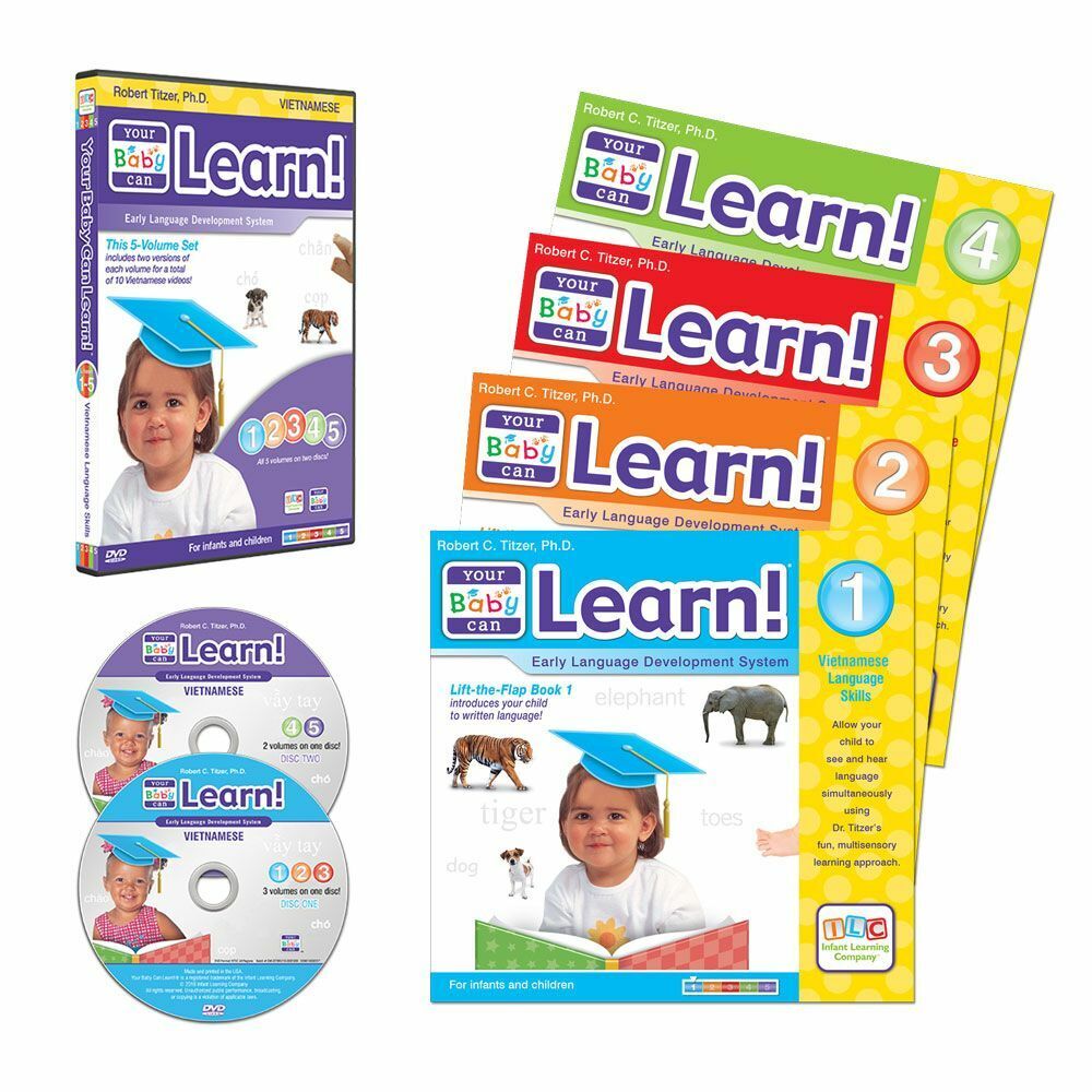 Your Baby Can Learn Special Edition Book Vietnamese Bargain Online limited product DVD Kit &