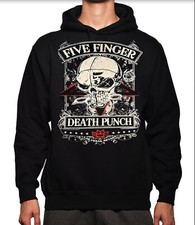 FIVE FINGER DEATH PUNCH SKULL N HEAVY METAL Men's HOODIES Multiple Variations 
