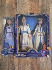 Disney Wish King Queen and Asha Dolls - 3-Pack