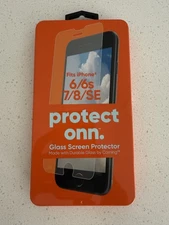 BRAND NEW (SET OF 3) Protect Onn Glass Screen Protector for iPhone 6/6s/ 7/8