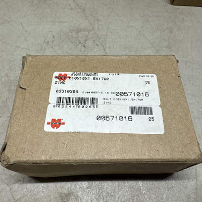 Wurth M10x16x1.5x17Wr Metric Hex Bolts Zinc Grade 8.8 Full Thread Size 16mm