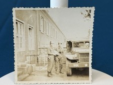 US Army Soldiers in Germany 1945 WWII VTG Photo Lt 62