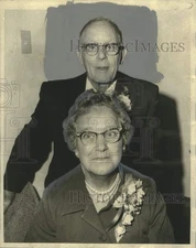 1970 Press Photo Mr. and Mrs. Thomas G. LeBlanc's 50th wedding anniversary