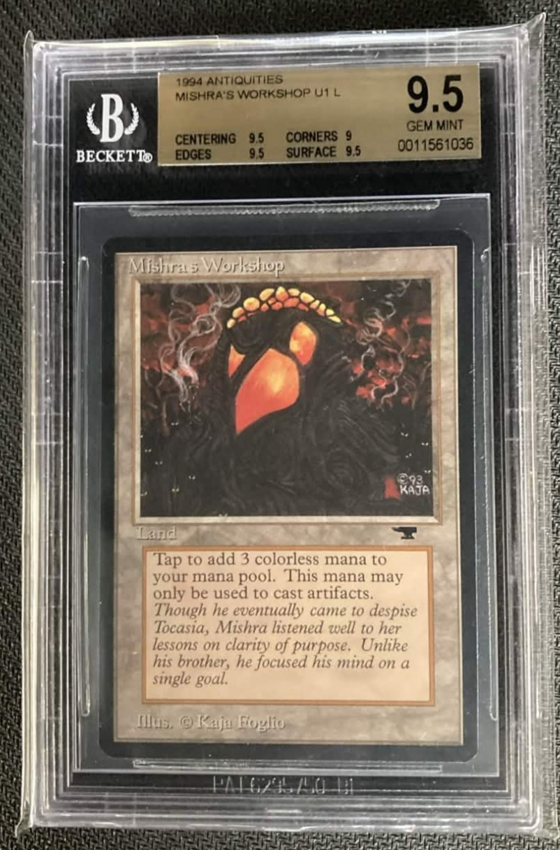Mishras Workshop - Antiquities - BGS 9.5 - MTG - ( 9.5 / 9.5 / 9.5 / 9 )