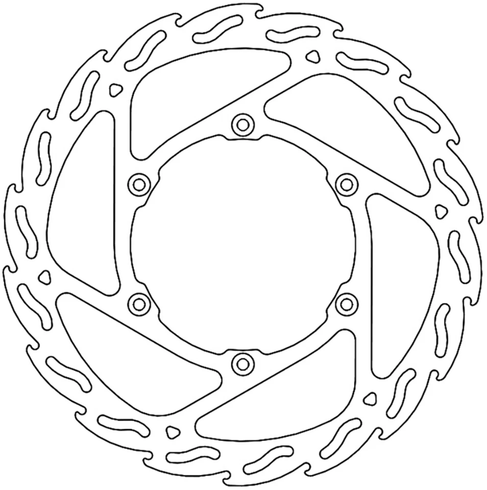 Rotores de freno de llama Moto-Master 110676-PU 16-23 Yamaha YZ 450 F Foto 2 de 2