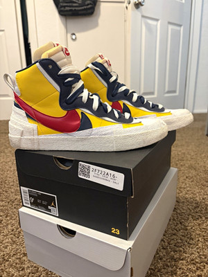 Nike x Sacai Blazer Mid Snow Beach EXCELLENT Condition Size M 9.5
