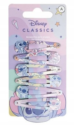 8445484437898 Disney - Zestaw 6 spinek do włosów Stitch - 7898 Cerda