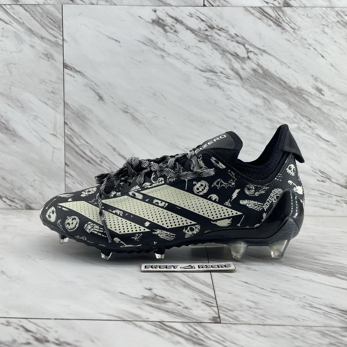 ADIDAS Adizero Electric.1 Football Cleats Mens 9.5‎ Halloween Glow In Dark adidasusfootball just dropped the  main image 2