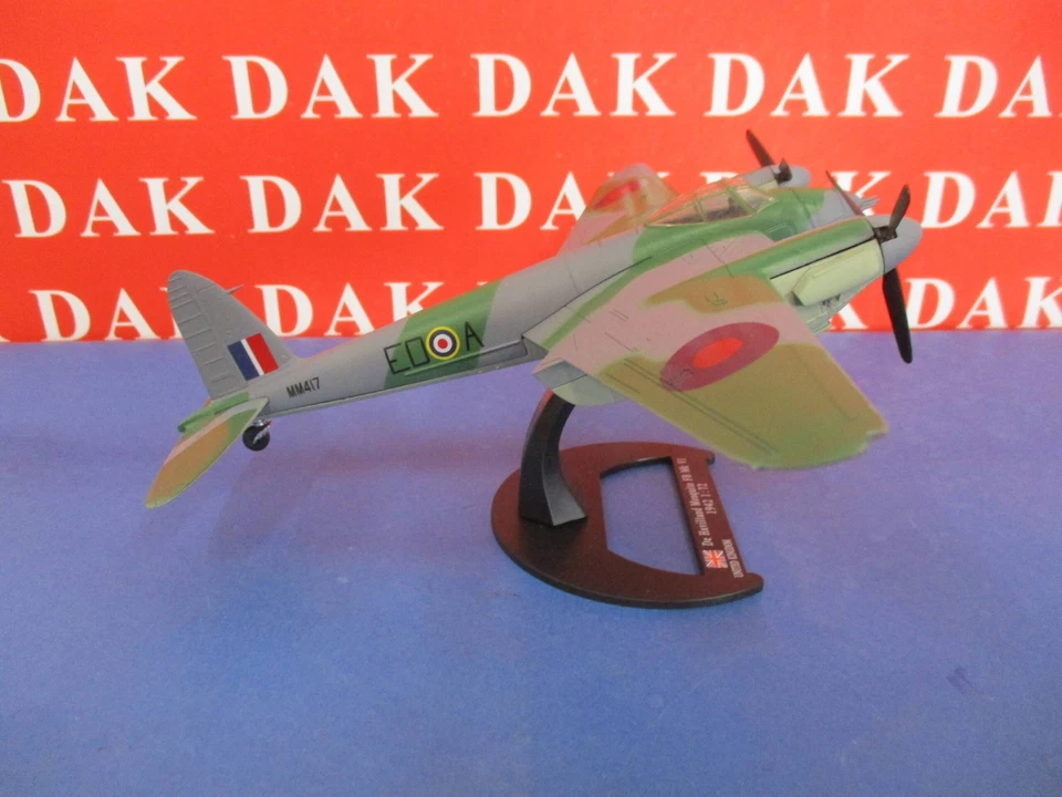 Die cast 1/72 Modellino Aereo Aircraft De Havilland Mosquito FB MK VI EO A 1942 - Immagine 4 di 4