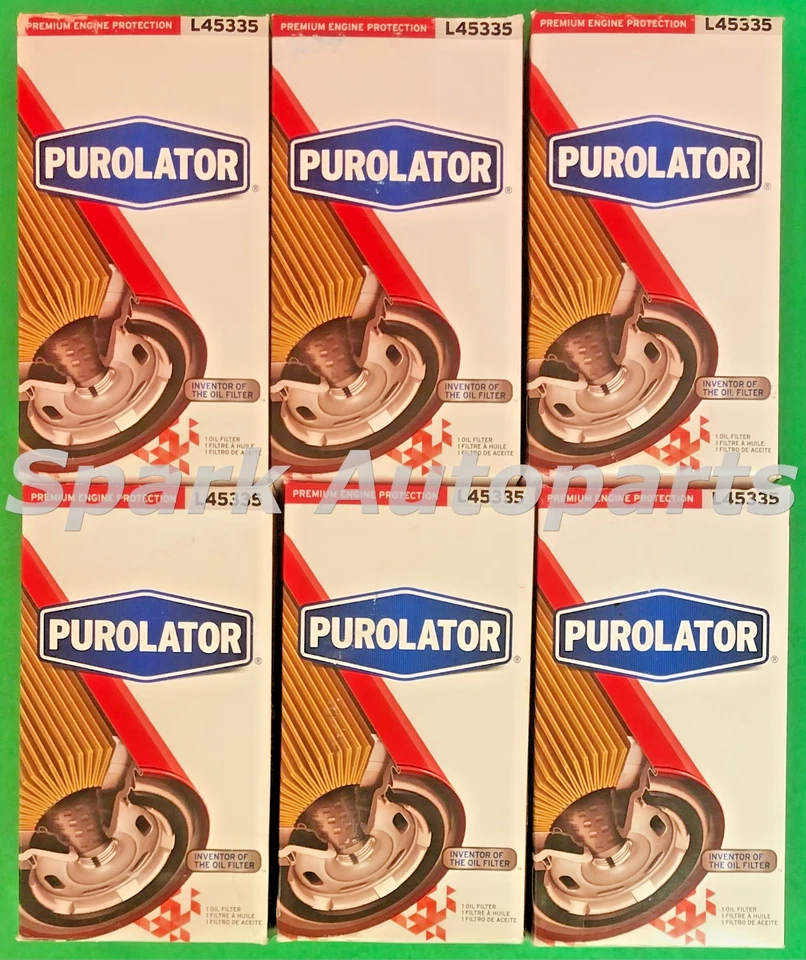 Case of 6 Engine Oil Filter PUROLATOR L45335 For DODGE Ram 2500, Ram 3500 - Image 3 of 3
