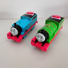 Thomas  Friends Trackmaster MOTORIZED/TALKING THOMAS  PERCY - See Video