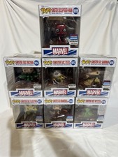 Funko Pop! Juego de 7 figuras Spiderman Siniester Six nuevas en caja. * Daños