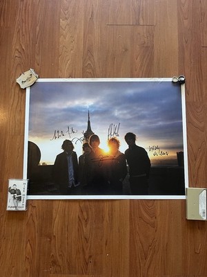 The Strokes Julian Full Band Signed IS THIS IT Era 18x24 Fan Club Poster JSA LOA
