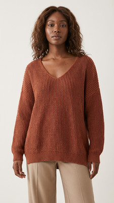 Forever 21 Rust Colored Sweater, Long Sleeve, Lightweight, Sz M, Great Condition