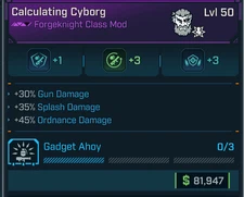 Borderlands 4⭐CYBORG⭐AMON CLASS MOD⭐GUN DAMAGE⭐SPLASH DAMAGE⭐ORDNANCE DAMAGE