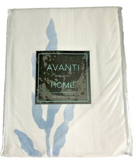 Avanti Caicos Sea Turtles Seahorse Fabric Shower Curtain Beach Summer Blue 72x72