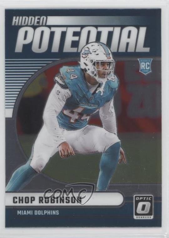 Chop Robinson Panini Donruss Optic Hidden Potential #12 Base