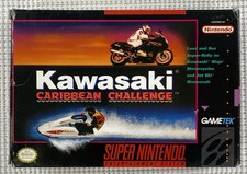 Kawasaki Caribbean Challenge Super Nintendo SNES 1993 Box & Manual