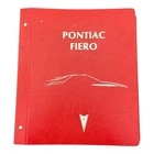 Vintage 1984 Pontiac Fiero Service Manual GM Factory Red Binder Loose Leaf