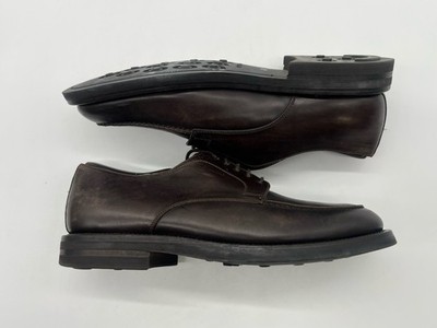 Migliore Dark Brown leather Classic Oxford Mens 41 US 8.5 Italien Dress Shoes. Cap toe Italian Shoes | Calzoleria Toscana Cayenne Calf  main image 4