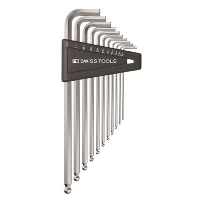 PB SWISS TOOLS Ball Head Long Hex Wrench Set 212ZLH-12CN