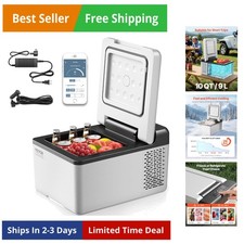 Mini Congelatore Portatile 10 Quart 12 Volt Compressore Auto Frigo Raffrescatore
