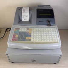 Sharp XE-A213 Electronic Cash Register Till System With 2 Keys Shop POS System