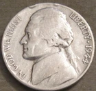 1944-P Jefferson Nickel — photo from another recent sale