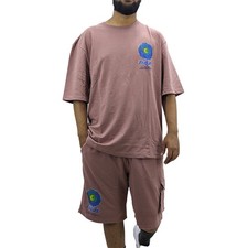 Zara Mens Co Ord Set Oversized T Shirt and Bermuda Shorts Set Summer Tracksuits
