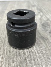 Snap On IM402 SAE 1 1/4" Impact Socket 6pt 3/4" Black Oxide