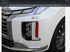 Tuning Front Bumper Air Intake Vent Cover Trim For Hyundai Palisade 2023-2025
