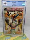 SUPERMAN #80 CGC-Grade 9.0 *Newsstand Edittion* [1993] Reign of the Supermen